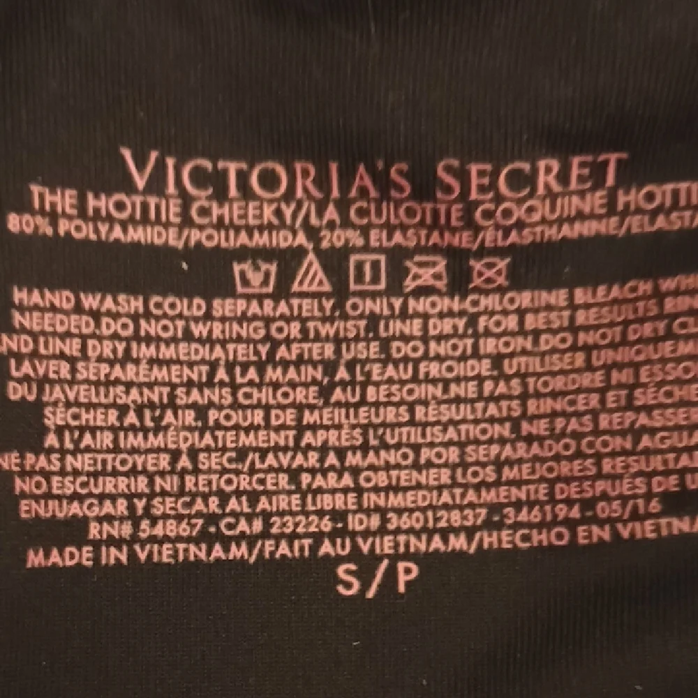 Victoria's Secret Black Bikini Bottom with Gold Accents - Picture 3 of 4